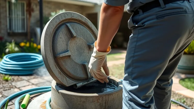 Manutenção preventiva - limpeza de caixa de gordura e esgoto